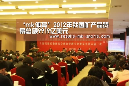 ‘mk体育’2012年我国矿产品贸易总额9919亿美元(图1) mk体育官方